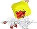 Home and Above 2 Piece Bowl and Drainer Set Holds Fruit, Nuts, Candy, Salads. Drainer/Strainer Nests Inside Large Bowl for Easy Wash and Serve