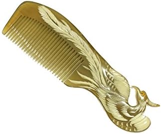 Medium Tooth Comb HandmadeYak Horn Comb Hand-carved Comb - HC003