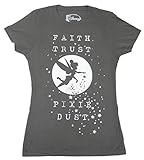 Peter Pan Tinkerbell Faith Trust And Pixie Dust Juniors T-shirt