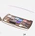 Start 12 Colors Eyeshadow Shimmer Eye Highlight Palette & Cosmetic Brush Makeup Set (6#)