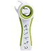 Jar Opener, All in One Jar Opener & Gripper Pad for Jars, Cans, Bottles, Wine, Beer and Soda Pops, Ideal for Seniors with Arthritis, Hand Weakness, Effortless, Never Skidding - Green