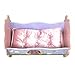 Fantasy Fields - Magic Garden Thematic Rocking Bed for 18 inch Doll Cradle  Imagination Inspiring Hand Crafted & Hand Painted Details   Non-Toxic, Lead Free Water-based Paint