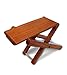 Cordoba Folding Wood Folding Footstool (Rosewood) Guitar Stool