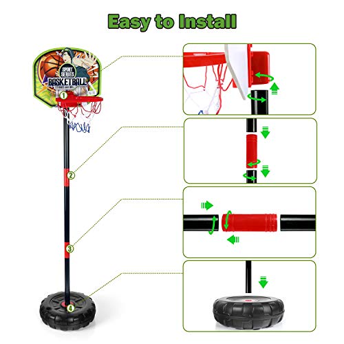 Mini Toddlers Basketball Hoop Set, Exercise N Play Easy Score Toddlers