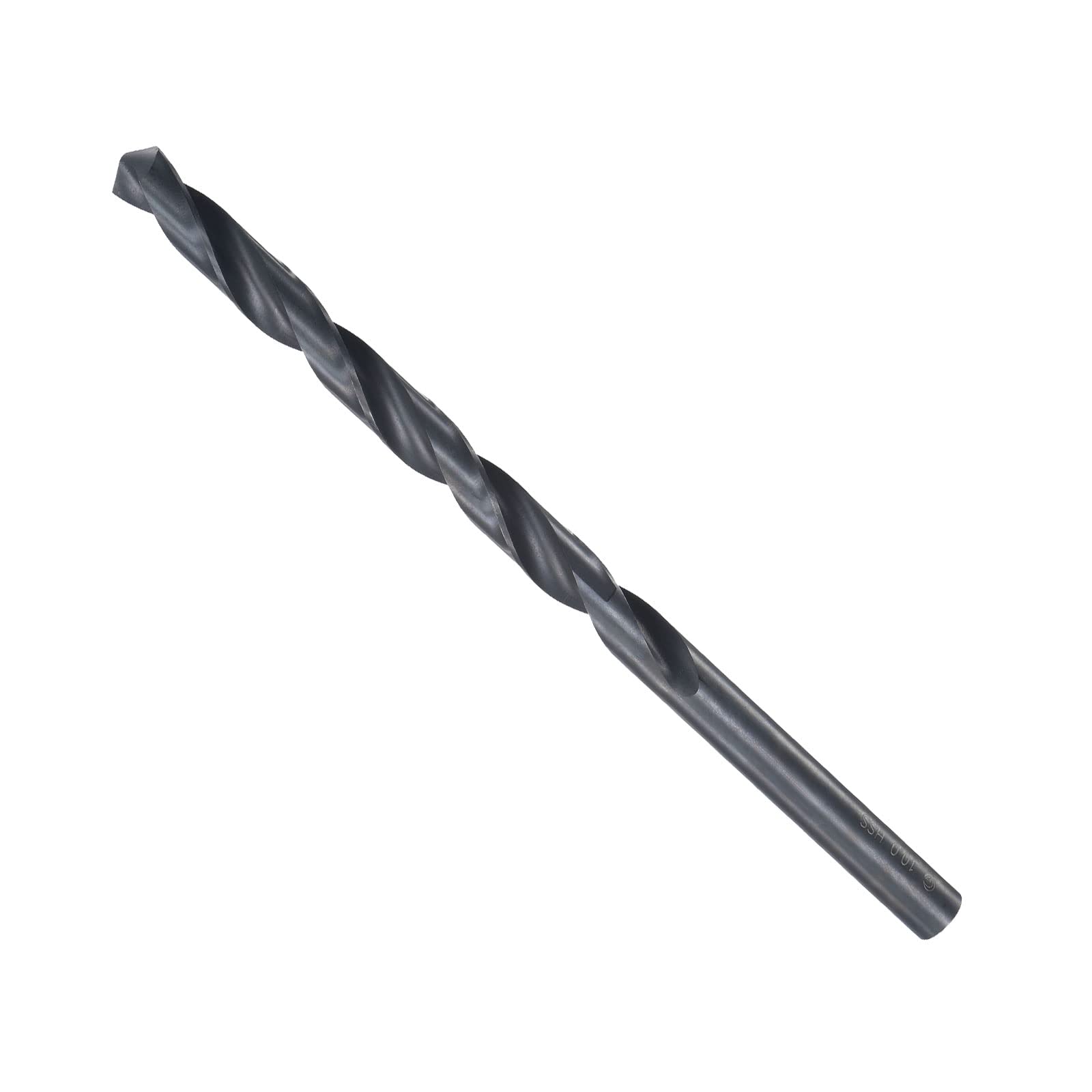 CoCud Twist Drill Bits, 10mm Drilling Diameter, Black Oxide High Speed Steel Extra Long Straight Shank - (Applications: for Stainless Steel Alloy Metal), 1-Piece