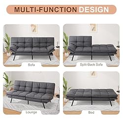 Opoiar, Modern Convertible, Sleeper Couch,Memory