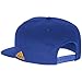NBA Golden State Warriors Men's High Box Flat Brim Snapback Cap, One Size, Blue