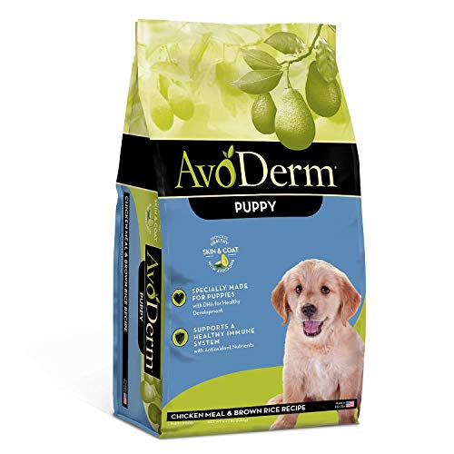 AvoDerm Natural Puppy Dry & Wet Dog Food, DHA For Brain & Eye Development, Chicken & Brown Rice