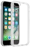 iPhone 7 Case, Bastex Soft Slim Fit Flexible Clear Transparent Rubber Back Cover Fused TPU Clear Side Bumper Case for Apple iPhone 7