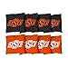 Victory Tailgate NCAA Collegiate Regulation Cornhole Game Bag Set (8 Bags Included, Corn-Filled) - Oklahoma State University Cowboys