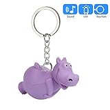 PSFS Cute Cartoon Hippo with LED Light and