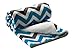 Berlando- Chevron Baby Blanket, Blue and Gray, Ultra-Soft Baby boy Blanket, 1 Ranked in Baby Blankets for Boys, Minky Baby Blankets, Stroller Blanket, Ideal Baby Shower Gift, 100% Polyester