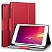 Antbox Case for iPad mini 5 2019 (5th Generation 7.9 inch) / iPad mini 4 with Built-in Pencil Holder PU Leather Smart Cover with Auto Sleep/Wake Stand Function (Red)