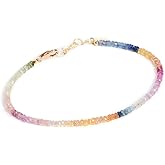 SHASHI Women's Natasha Bracelet, Multi Sapphire, One Size