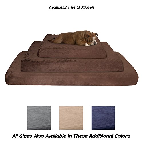 Orthopedic Pet Bed Egg Crate and Memory Foam with Washable Cover