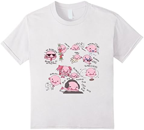 Kids Blobfish playing funny T-shirt 12 White