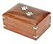Hind Handicrafts Brass Paw Inlaid Rosewood Pet Urn for Dogs Cats Memorial Keepsake Urns for Ashes, Photo Wooden Box Cremation Urn (Small : 6