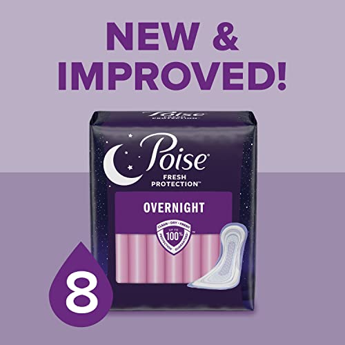 Poise Incontinence Pads & Postpartum Incontinence Pads, 8 Drop