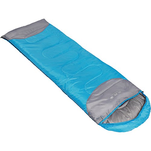 Gazelle Outdoors Outdoor Envelope Sleeping Bag 3 Season Camping Hiking Travelling w Carry Bag (1 Pcs)