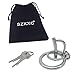 Metal Male Chastity Device Steel Stainless Briefs Cage Ring Cock cage Siliver (1.77 inch/45mm)