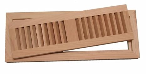 Hickory Hardwood Floor Vent 2 1 4 X 10 Flush Mount With