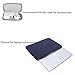 MOSISO Laptop Sleeve Compatible with 13-13.3 inch MacBook Pro, MacBook Air, Notebook Computer, Diamond Foam Neoprene Bag with Small Case, Navy Blue