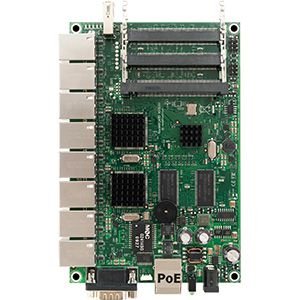 Mikrotik RB493G RouterBOARD 680MHz Atheros CPU 256MB RAM 9 LAN RouterOS L5