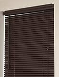 Achim Home Furnishings Morning Star 1-Inch Mini Blinds, 28 by 64-Inch, Chocolate