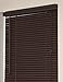 Achim Home Furnishings Morning Star 1-Inch Mini Blinds, 28 by 64-Inch, Chocolate
