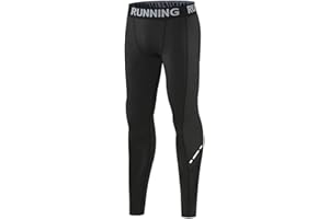 Hovershoes Youth Boys Compression Pants Leggings Quick Dry Kids Tights for Football Basketball Baseball Sports