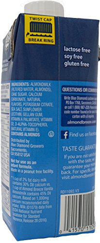 Almond Breeze Almondmilk 3 Flavor Sampler Bundle, (2) Each: Vanilla, Chocolate, Unsweetened Vanilla, 8 fl oz - Thumbnail 6
