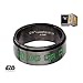 Men's Stainless Steel Black IP Star Wars Yoda Spinner Ring Size 12