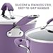 Rachael Ray Cucina Butter Warmer / Small Saucepan - 0.75 Quart, Purple