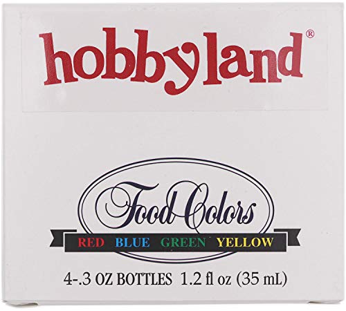 Hobbyland Assorted Food Coloring Liquid Set (Red, Yellow, Blue, Green.3 fl oz Bottles) - Thumbnail 3
