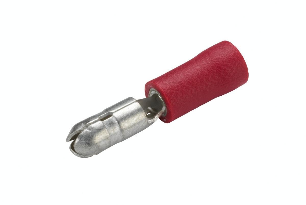 HELLA 8KW 044 040-812 Cable Connector - Red - from: 0.5mm² - to: 1.0mm² - Round Plug - Ø: 4mm - Kit - Quantity: 12
