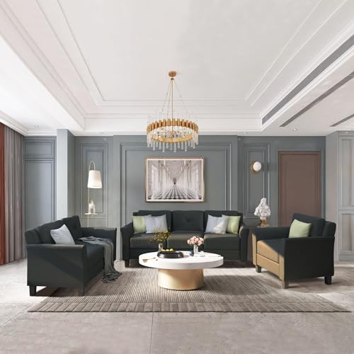 Incomplete Set***** Evedy Living Room Furniture Set,3 Piece Sofas ...