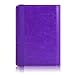 ACdream Passport Holder Cover, Leather Travel Wallet Case, RFID Blocking Document Organizer Protecrtor, with Slots for Credit Cards, Boarding Pass, for Women and Men, Purple