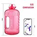 BOTTLED JOY 2.2L Water Jug with Flip Cover and Handle, BPA Free Reusable Gym Sports Outdoor Drinking Large Capacity Water Bottle Container 75oz 2200ml