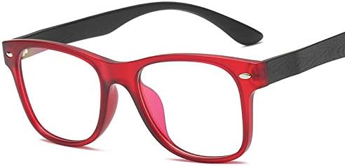YMTP Ligtweight Eyewear Frame Men Women Clear Eyeglass Frames Computer Goggles Reading Glasses Frame,Red
