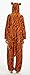 AceChic Unisex Animal Pajamas Adult Halloween Costume Christmas Cosplay Onesie Jumpsuit Tiger M