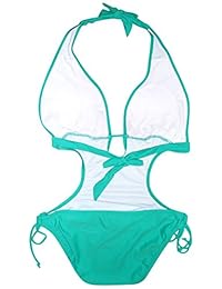 NWSC Halter traje de baño monokini de una pieza para dama
