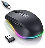 PEIOUS Wireless Mouse, Mouse Jiggler - LED Wireless