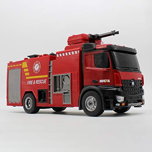 s-idee® S1562 Rc Feuerwehr Löschfahrzeug 1:14 LKW 12 Kanal Huina 1562 mit Spritzwasserfunktion – Bild 3