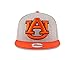 New Era NCAA Auburn Tigers Men's Heather Grand Snap 9FIFTY Snapback Cap, Gray, One Size