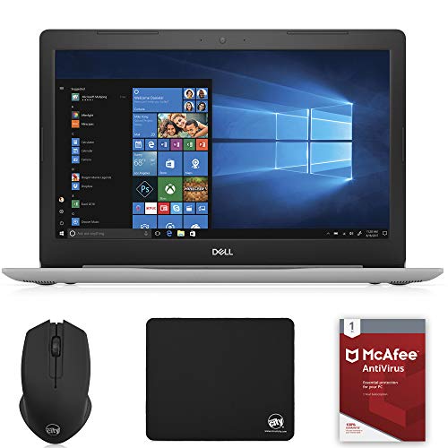 Dell Inspiron 5000 Series 15.6-Inch FHD Touchscreen (AMD Ryzen 5 2500U 2GHz, 16GB RAM, 1TB HDD, DVD-RW, Radeon Vega 8, Windows 10 Home 64-Bit) Laptop Computer Bundle with McAfee Antivirus 1-Year