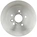 ACDelco Silver 18A1680A (19287251) Non-Coated Rear Disc Brake Rotor