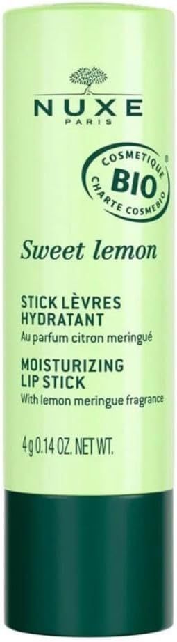 Nuxe Sweet Lemon Moisturising Lip Stick 4g Hydrating Lip Balm Skincare
