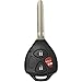 Keyless2Go Replacement for New Keyless Entry Remote Car Key for Vehicles That Use HYQ12BBY with 4D67 Chip