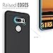 TUDIA DualShield Designed for LG V35 ThinQ Case, [Merge] Heavy Duty Dual Layer Slim Hard Case for LG V35 ThinQ (Matte Black)