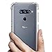 LG V40 Case,LG V40 Thinq Case,LG V40 Case Clear,LG V40 Thinq Case Clear,ComoUSA Slim Clear Soft Reinforced Corners TPU Cover for LG V40/LG V40 Thinq (Clear)